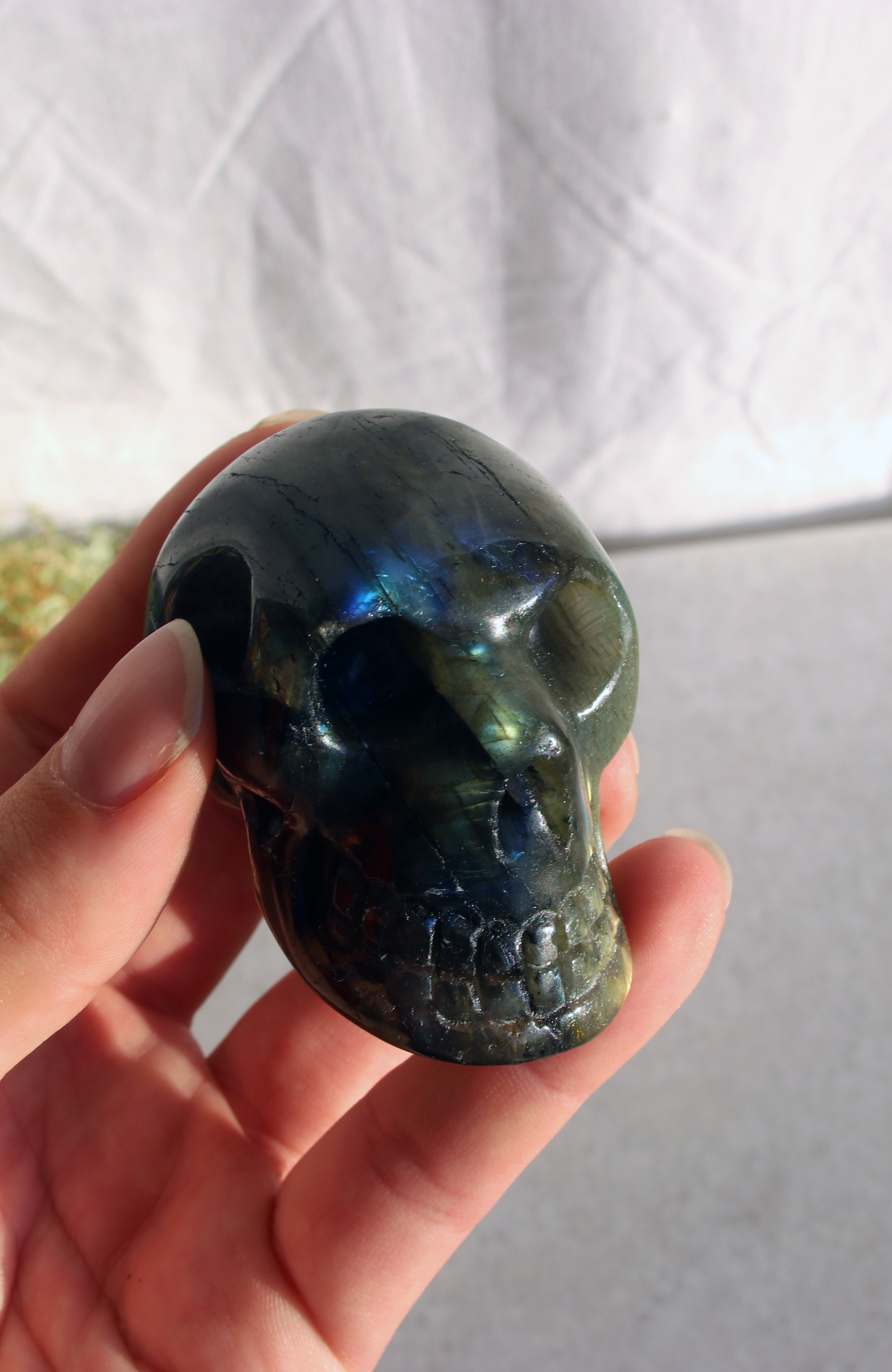 Labradorite Skull